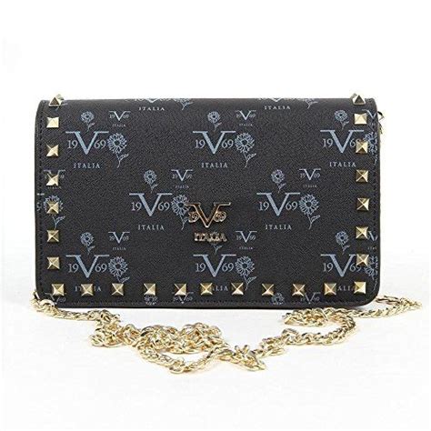 versace 1969 abbigliamento sportivo srl handbag with chain|19v69 italia by Versace trainers.